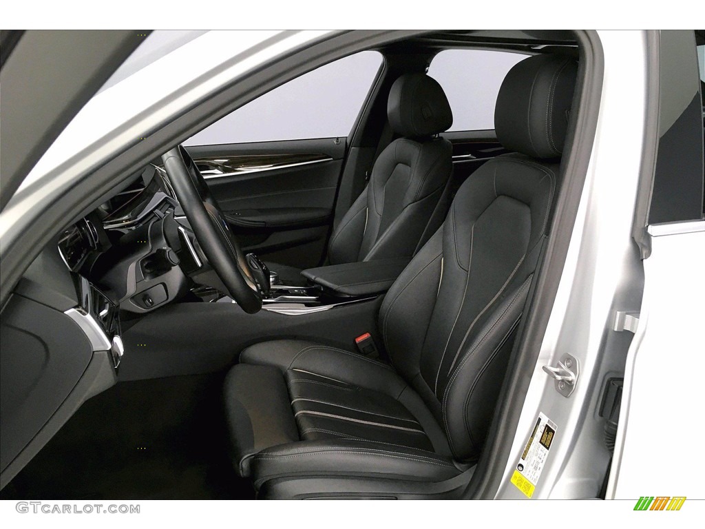 2017 5 Series 530i Sedan - Glacier Silver Metallic / Black photo #28