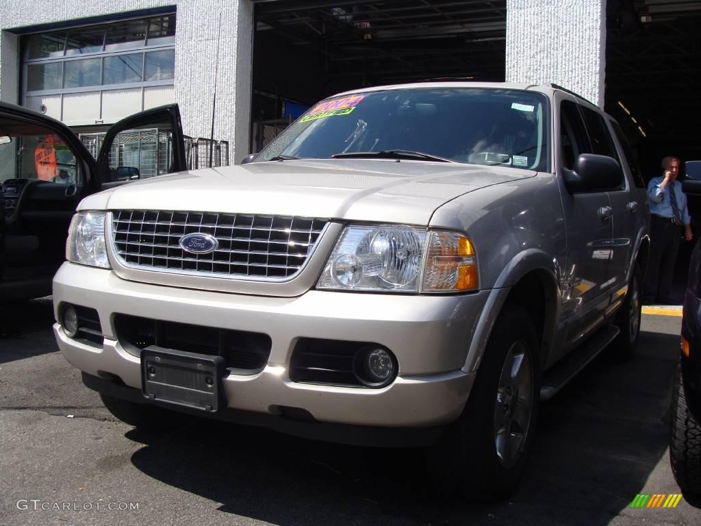 2004 Explorer Limited 4x4 - Silver Birch Metallic / Midnight Grey photo #1