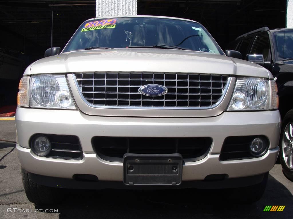 2004 Explorer Limited 4x4 - Silver Birch Metallic / Midnight Grey photo #2