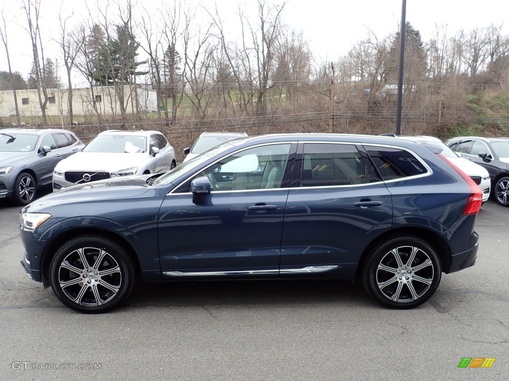2018 XC60 T6 AWD Inscription - Denim Blue Metallic / Blonde photo #7