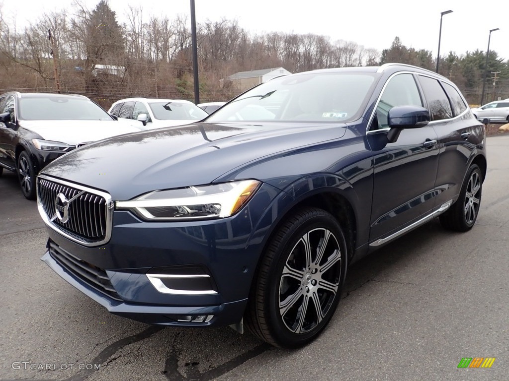 2018 XC60 T6 AWD Inscription - Denim Blue Metallic / Blonde photo #8