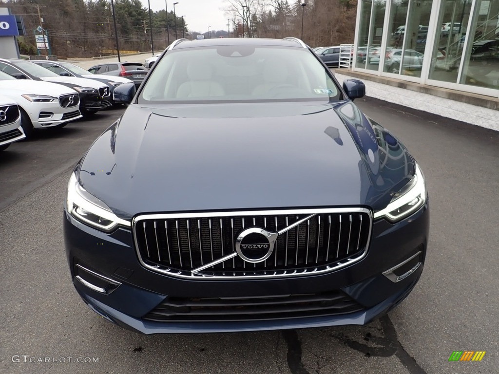 2018 XC60 T6 AWD Inscription - Denim Blue Metallic / Blonde photo #9