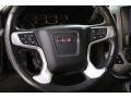 Jet Black 2016 GMC Sierra 1500 SLT Crew Cab 4WD Steering Wheel