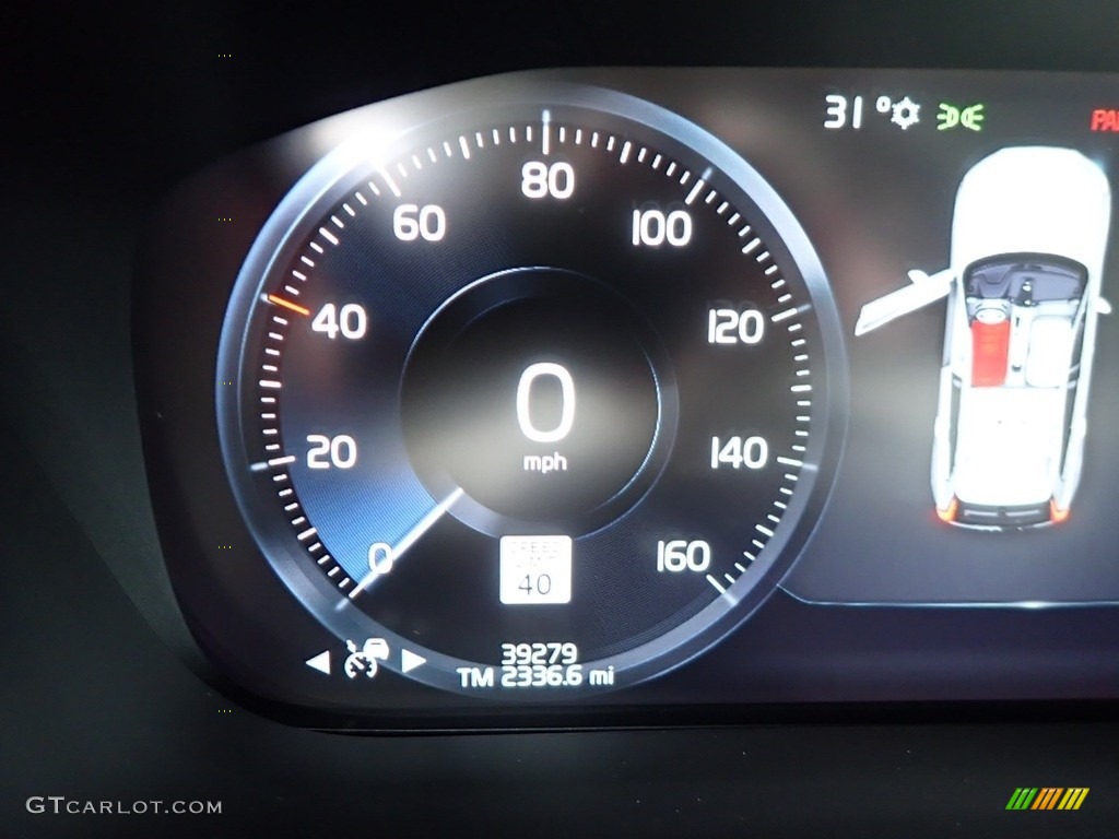 2018 XC60 T6 AWD Inscription - Denim Blue Metallic / Blonde photo #24