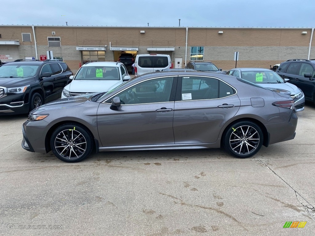 Predawn Gray Mica 2021 Toyota Camry SE AWD Exterior Photo #140746414