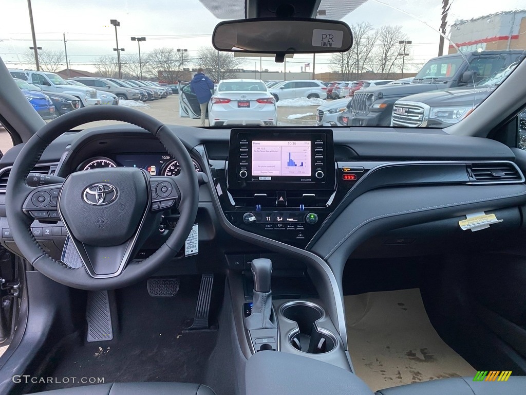 2021 Toyota Camry SE AWD Black Dashboard Photo #140746474