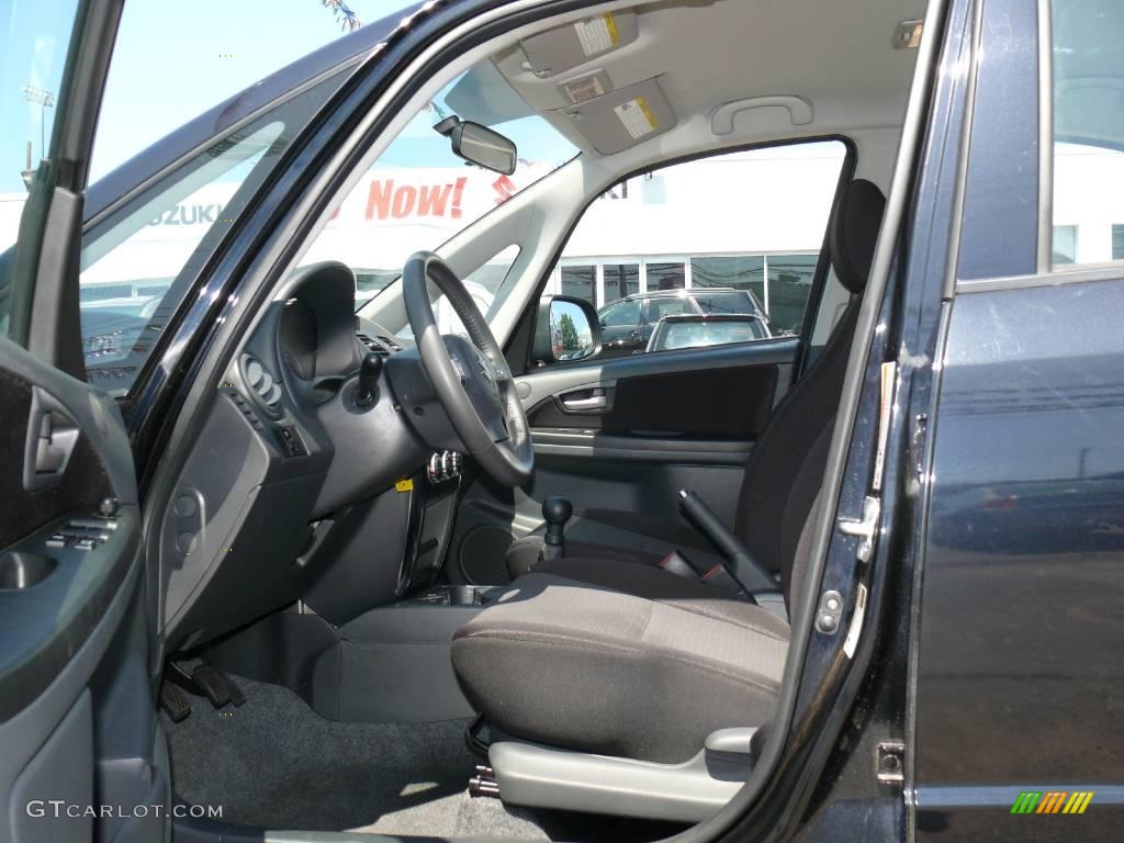 2008 SX4 Sport Sedan - Black Pearl Metallic / Black photo #7