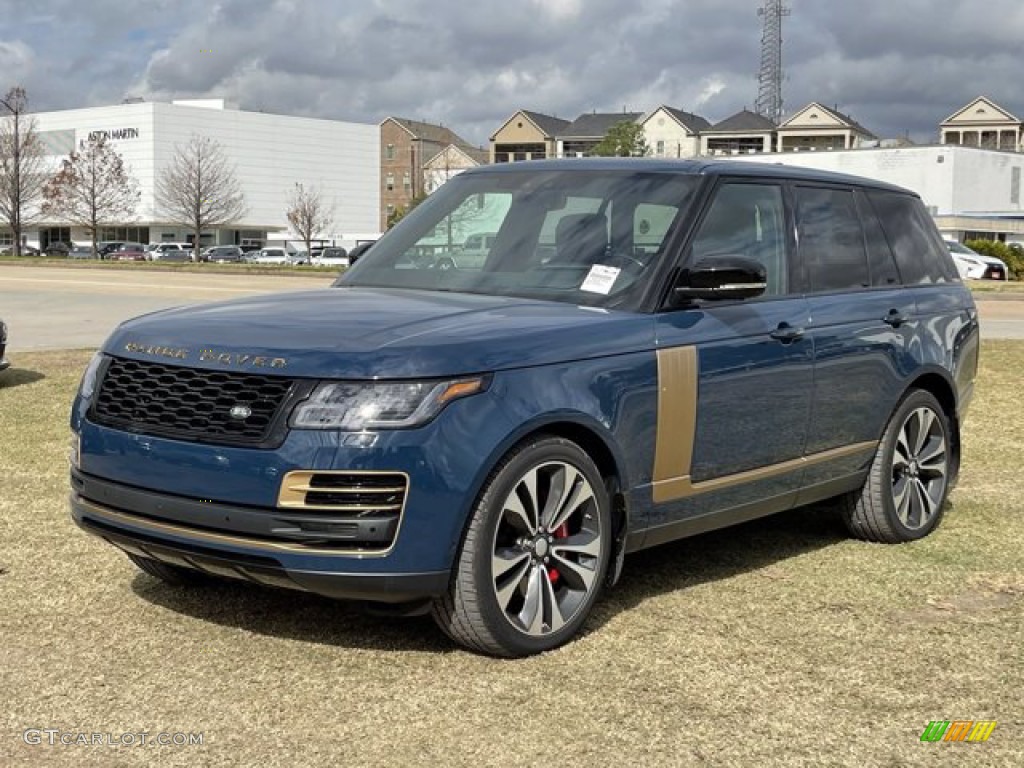 2021 Range Rover SV Autobiography Dynamic - Premium Palette Blue / Vintage Tan/Ebony photo #2