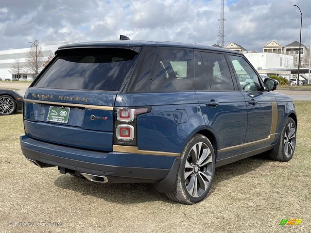 2021 Range Rover SV Autobiography Dynamic - Premium Palette Blue / Vintage Tan/Ebony photo #3