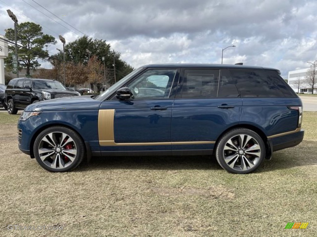 2021 Range Rover SV Autobiography Dynamic - Premium Palette Blue / Vintage Tan/Ebony photo #7