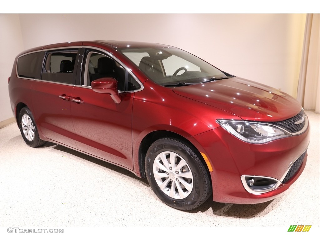 2018 Pacifica Touring Plus - Velvet Red Pearl / Black/Alloy photo #1