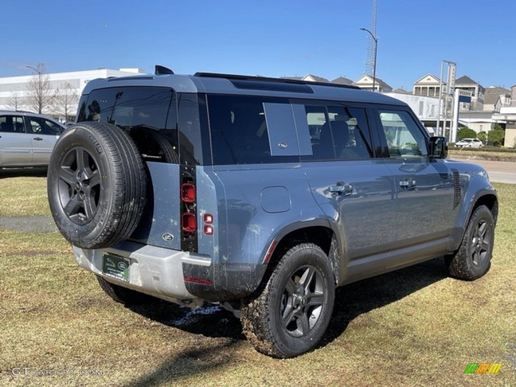 Tasman Blue Metallic 2021 Land Rover Defender 110 S Exterior Photo #140748811