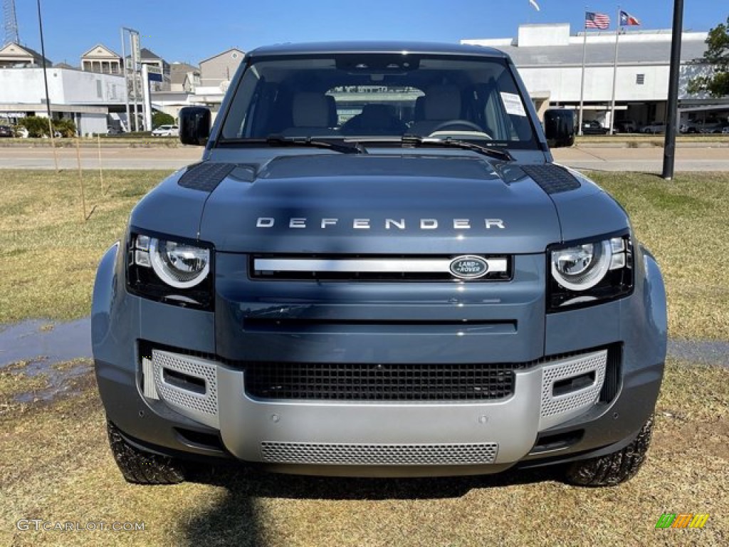 Tasman Blue Metallic 2021 Land Rover Defender 110 S Exterior Photo #140748949