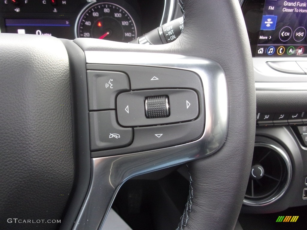 2021 Chevrolet Blazer LT AWD Jet Black Steering Wheel Photo #140748973