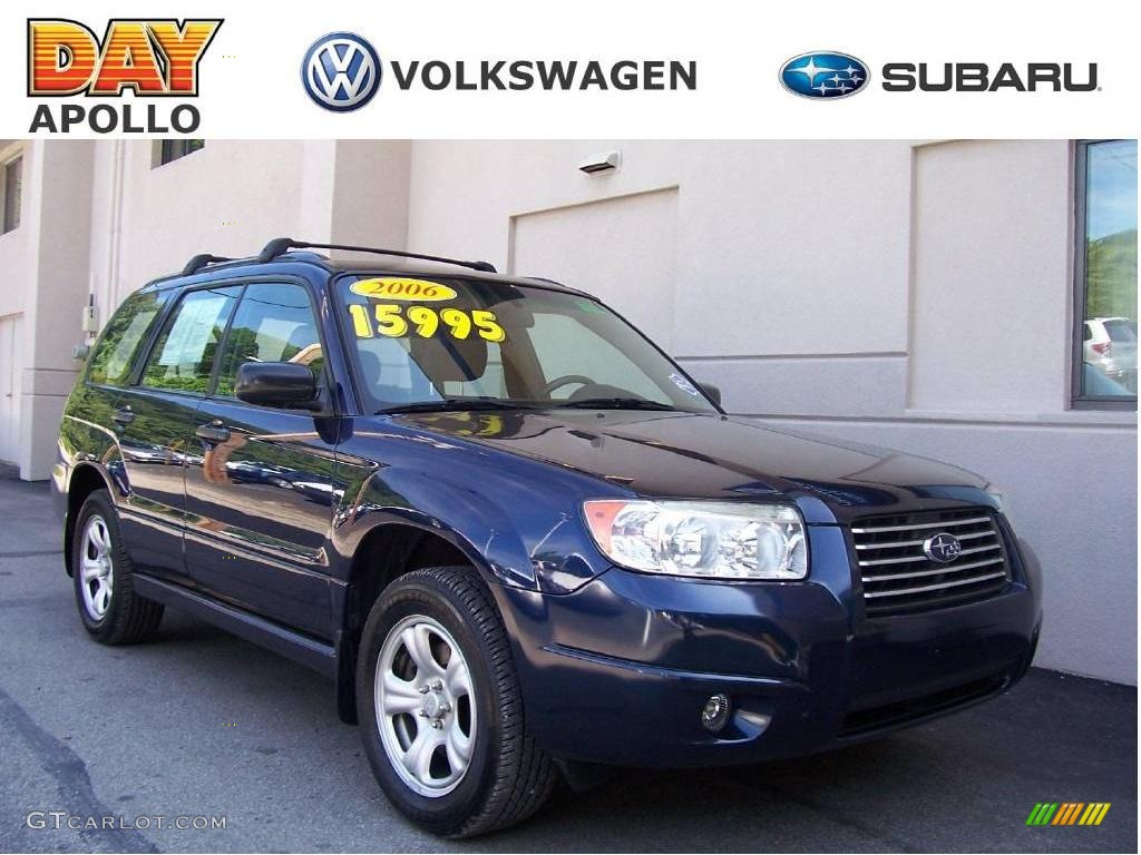 2006 Forester 2.5 X - Regal Blue Pearl / Graphite Gray photo #1