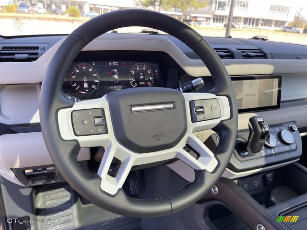 2021 Land Rover Defender 110 S Acorn Steering Wheel Photo #140749081