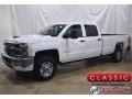 Summit White 2018 Chevrolet Silverado 2500HD Work Truck Crew Cab 4x4
