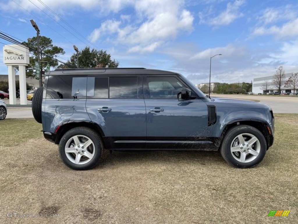 Tasman Blue Metallic 2021 Land Rover Defender 110 X-Dynamic HSE Exterior Photo #140749451