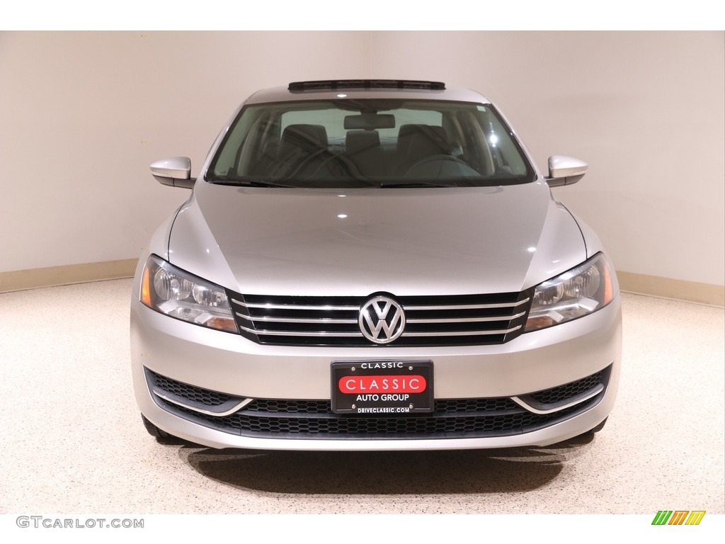 2012 Passat 2.5L SE - Tungsten Silver Metallic / Titan Black photo #2