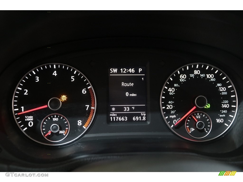 2012 Passat 2.5L SE - Tungsten Silver Metallic / Titan Black photo #8