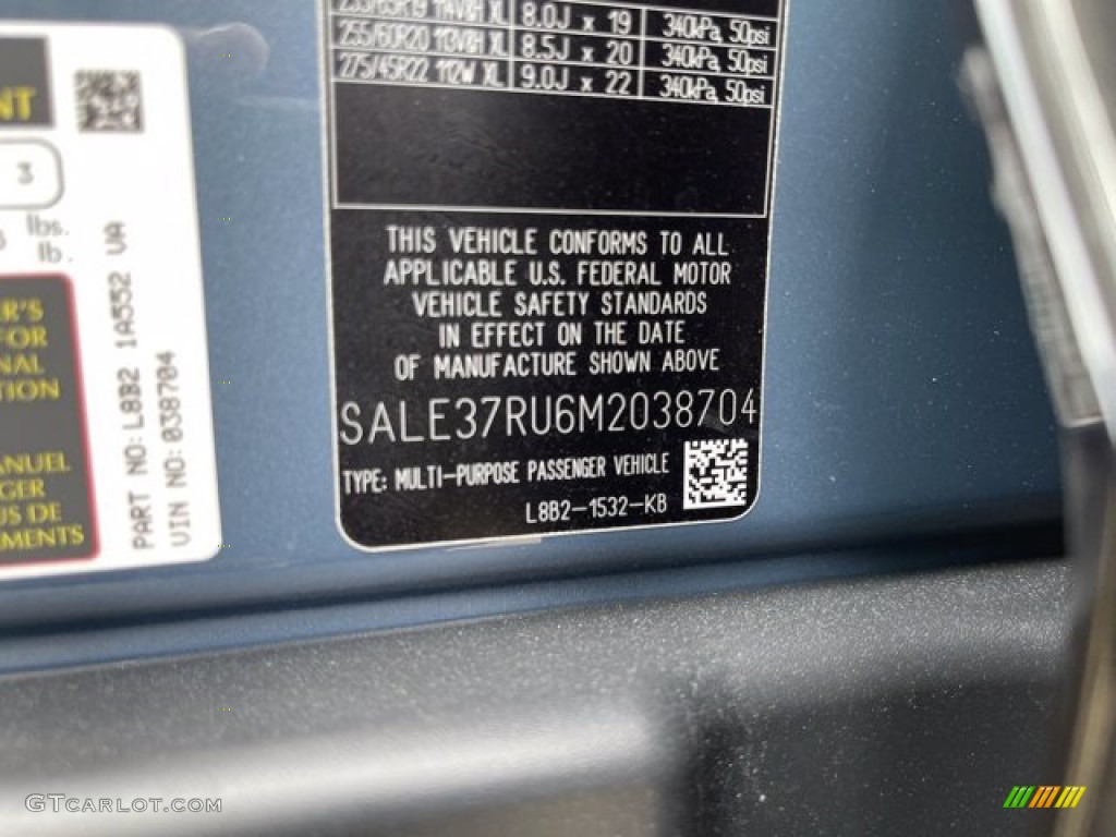 2021 Defender 110 X-Dynamic HSE - Tasman Blue Metallic / Acorn photo #22