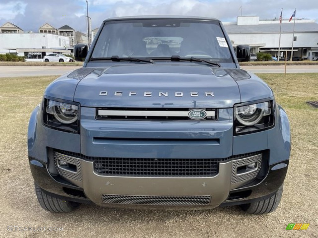 Tasman Blue Metallic 2021 Land Rover Defender 110 X-Dynamic HSE Exterior Photo #140749777