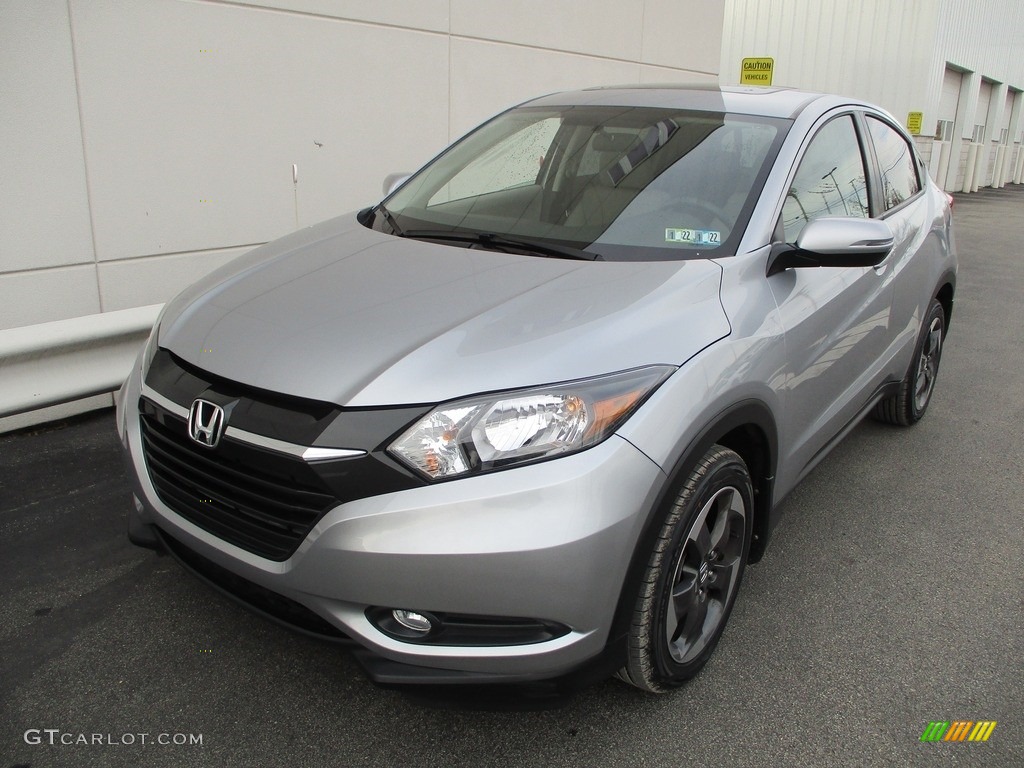 Lunar Silver Metallic 2018 Honda HR-V EX AWD Exterior Photo #140749948