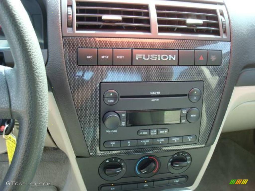 2007 Fusion SE V6 - Tungsten Grey Metallic / Light Stone photo #9