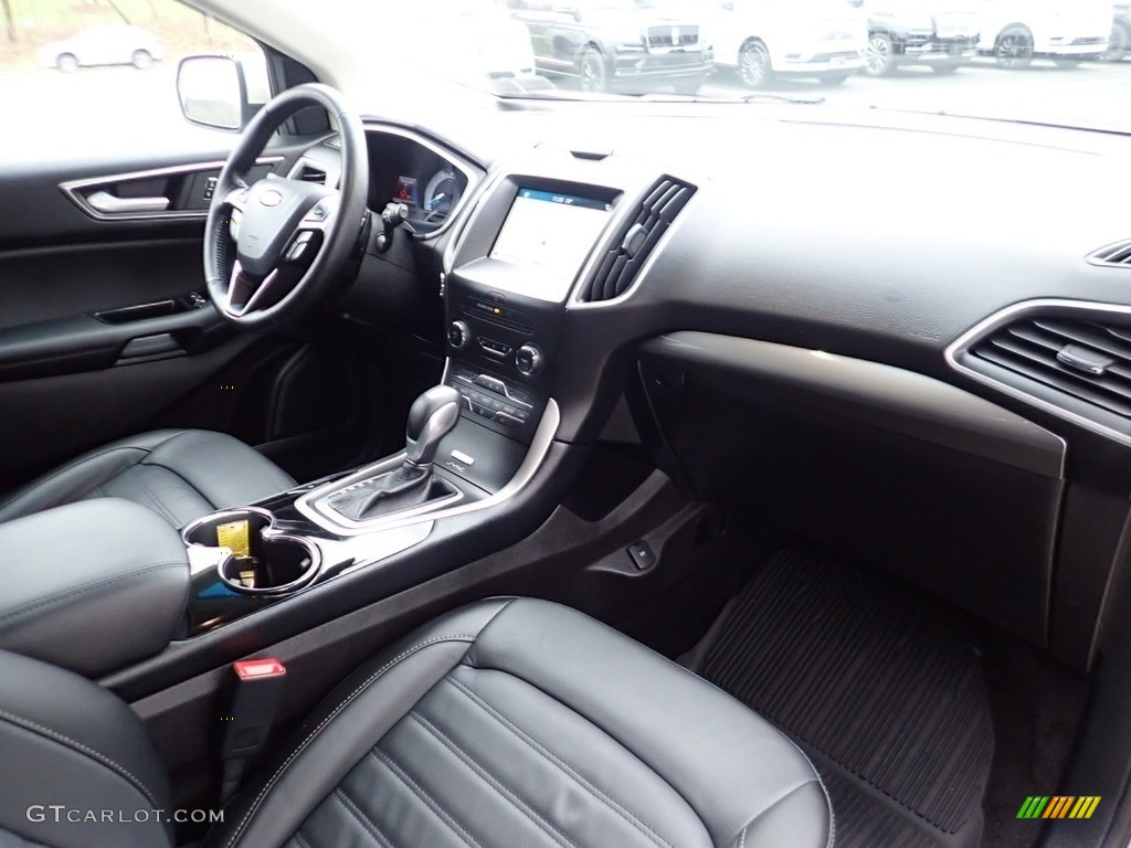 2017 Edge SEL AWD - White Gold Metallic / Ebony photo #12