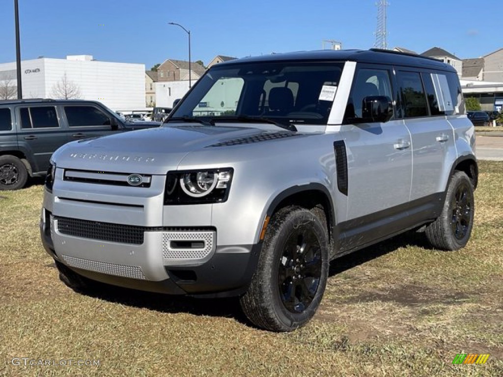 Hakuba Silver Metallic 2021 Land Rover Defender 110 S Exterior Photo #140750695