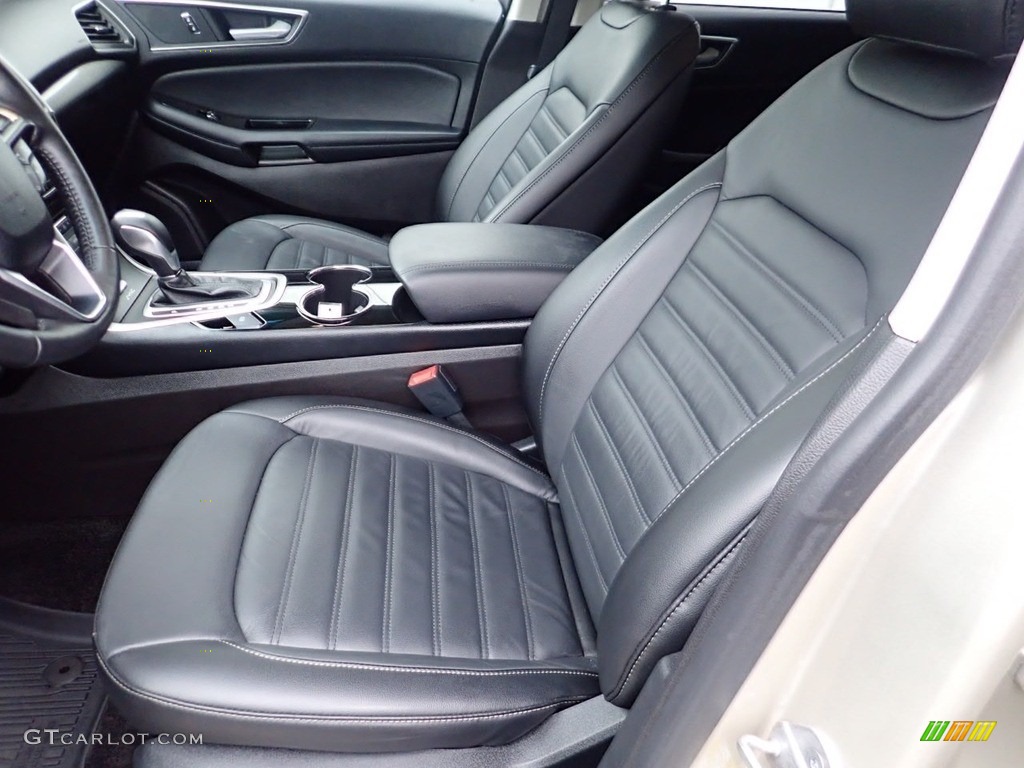 2017 Edge SEL AWD - White Gold Metallic / Ebony photo #15