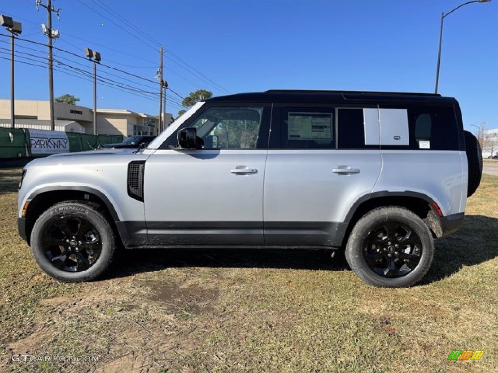 Hakuba Silver Metallic 2021 Land Rover Defender 110 S Exterior Photo #140750824