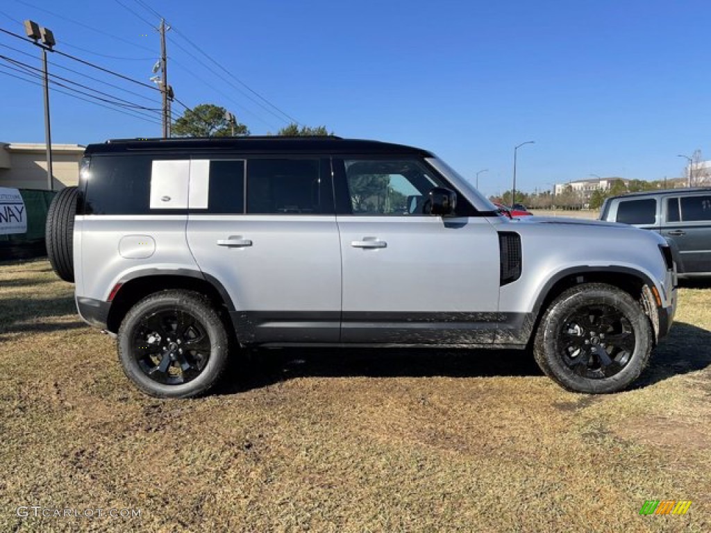 Hakuba Silver Metallic 2021 Land Rover Defender 110 S Exterior Photo #140750866