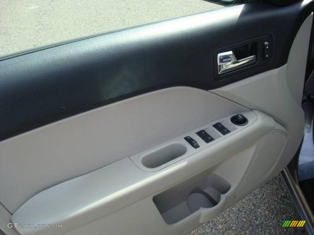 2007 Fusion SE V6 - Tungsten Grey Metallic / Light Stone photo #14