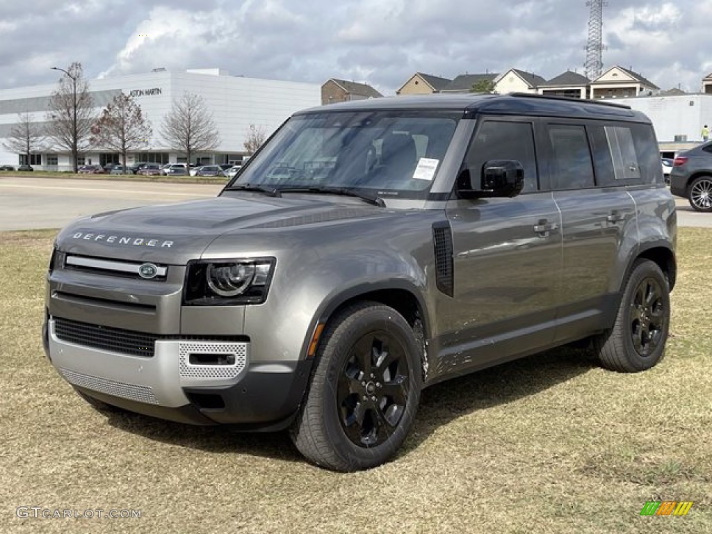 Silicon Silver Premium Metallic 2021 Land Rover Defender 110 SE Exterior Photo #140751462