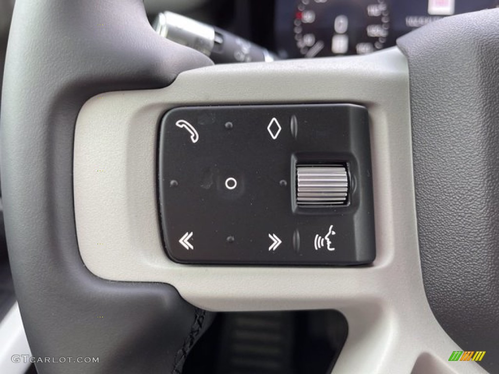 2021 Land Rover Defender 110 SE Ebony Steering Wheel Photo #140751802