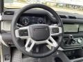 Ebony 2021 Land Rover Defender 110 SE Steering Wheel