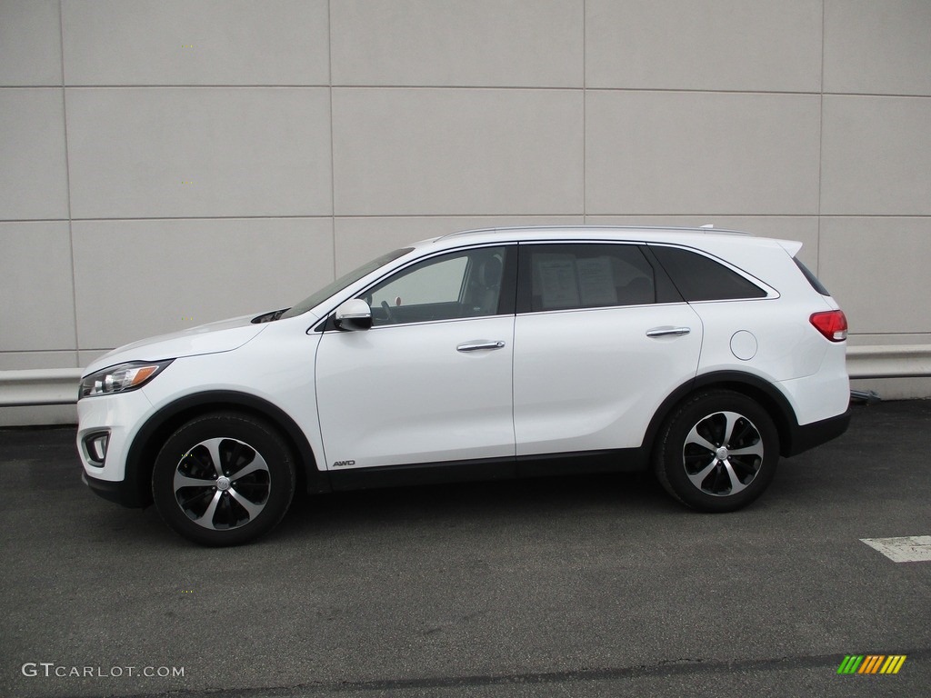 Snow White Pearl 2016 Kia Sorento EX AWD Exterior Photo #140751955