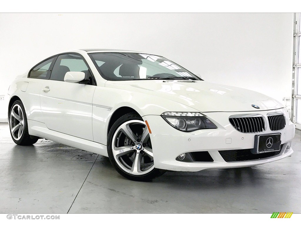 2010 6 Series 650i Coupe - Alpine White / Black photo #34