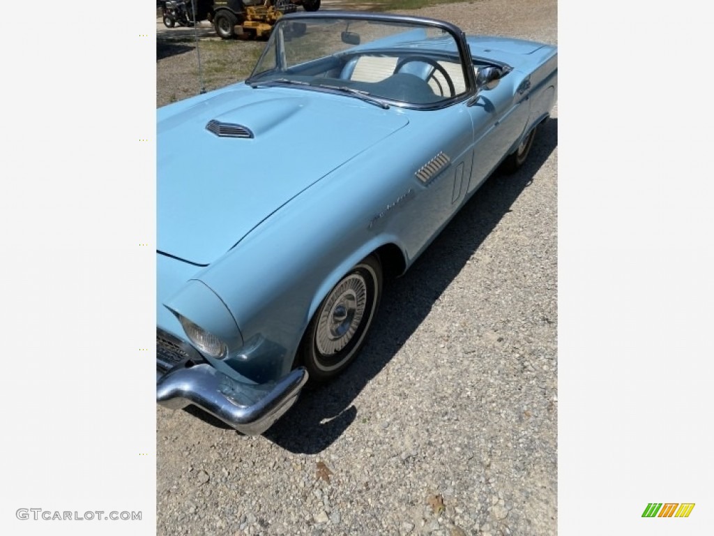 1957 Thunderbird Convertible - Starmist Blue / Blue/White photo #1