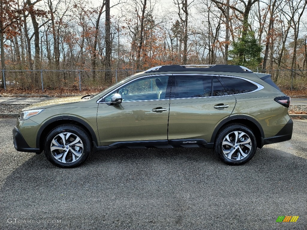 Autumn Green Metallic 2021 Subaru Outback Touring XT Exterior Photo #140753446