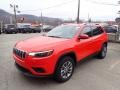 Spitfire Orange 2021 Jeep Cherokee Latitude Lux 4x4