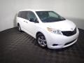 2016 Super White Toyota Sienna L  photo #3