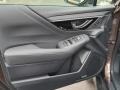 2021 Subaru Outback Slate Black Interior Door Panel Photo