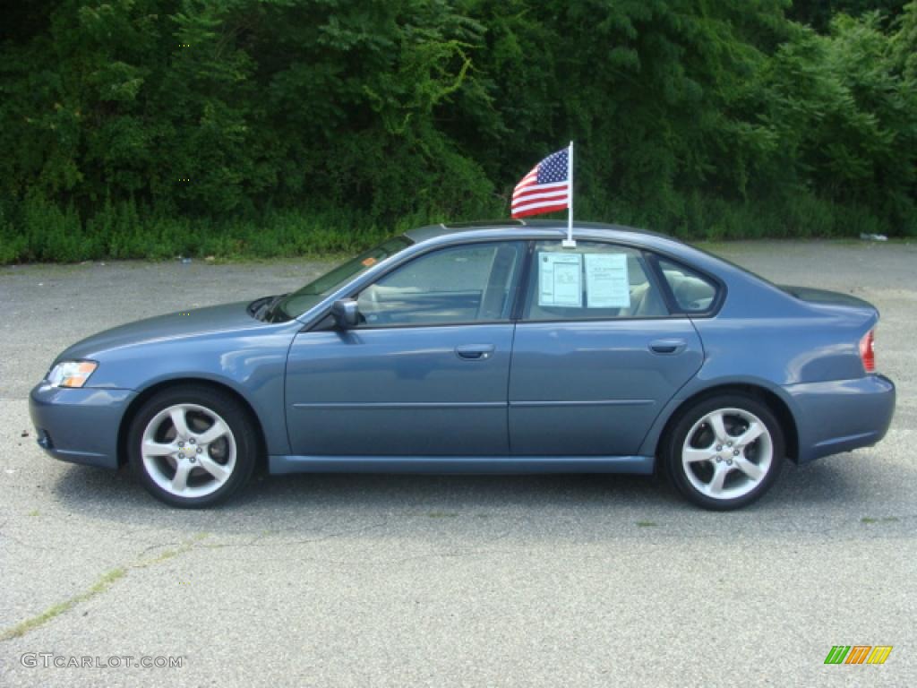 2006 Legacy 2.5i Special Edition Sedan - Atlantic Blue Pearl / Taupe photo #2