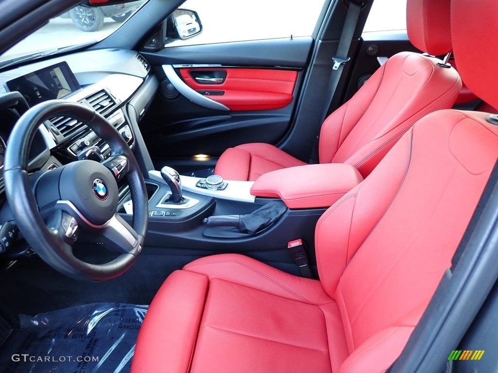 Coral Red Interior 2017 BMW 3 Series 340i xDrive Sedan Photo #140756101