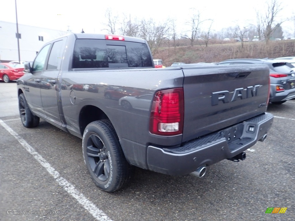 2018 1500 Sport Quad Cab 4x4 - Granite Crystal Metallic / Black photo #2