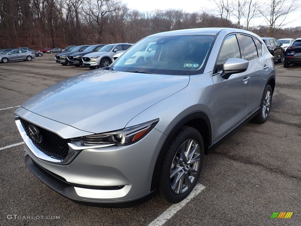 Sonic Silver Metallic 2021 Mazda CX-5 Grand Touring AWD Exterior Photo #140756608