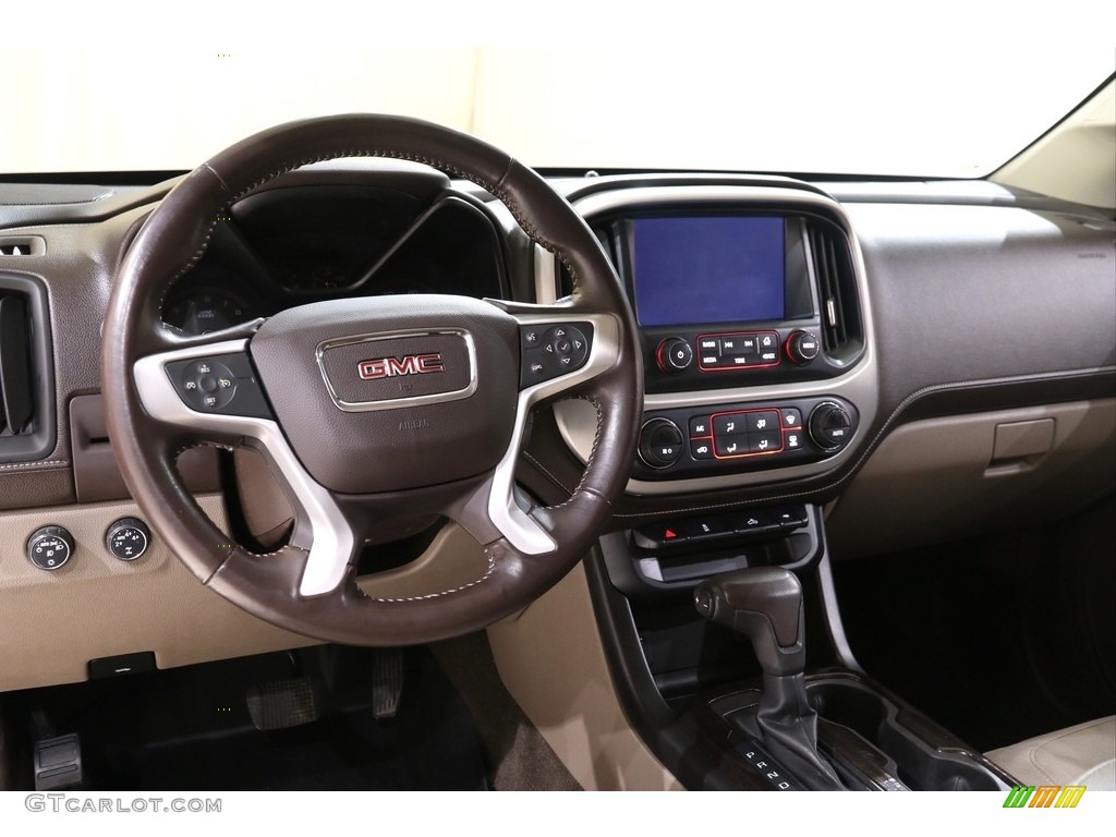 2016 GMC Canyon SLE Extended Cab 4x4 Cocoa/Dune Dashboard Photo #140756911