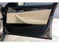 Canberra Beige/Black 2018 BMW 5 Series 530i Sedan Door Panel